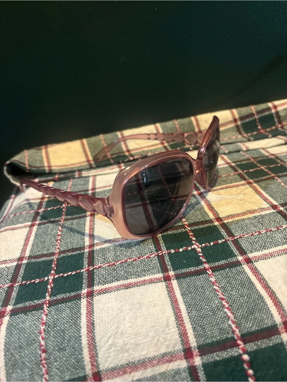 Women's Pink Gradient Sunglasses - Stylish Oversized Frame